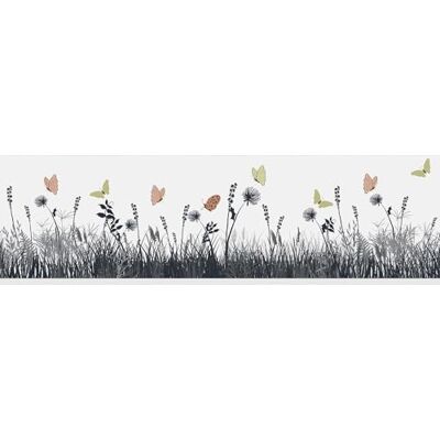 AG Design Grassilhouette Självhäftande kant, kök, vardagsrum, väggklistermärken, flerfärgad, av 500 x 13,8 cm AWB 8274 AG Design Grassilhouette Självhäftande kant, kök, vardagsrum, väggklistermärken, flerfärgad, av 500 x 13,8 cm AWB 8274