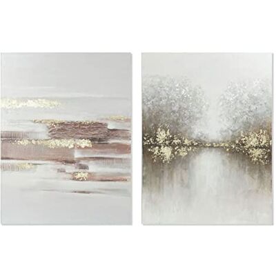 HOME DECOR Dkd Abstrakt Canvas (2 st) (90 x 3.8 X 120 Cm) HOME DECOR Dkd Abstrakt Canvas (2 st) (90 x 3.8 X 120 Cm)