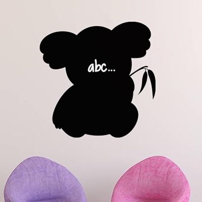 Ambiance Sticker Skiffer svart bild – självhäftande väggklistermärken – Silhouette Coala – H70 x L 70 cm Ambiance Sticker Skiffer svart bild – självhäftande väggklistermärken – Silhouette Coala – H70 x L 70 cm