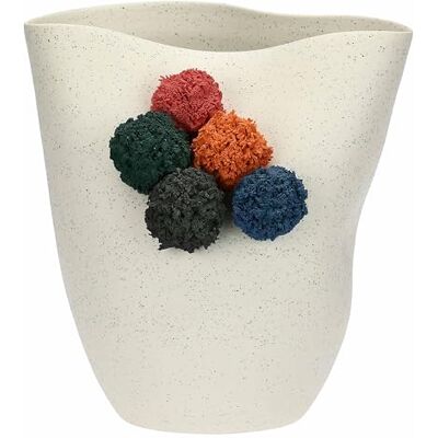 rituali domestici S keramisk vas 25 x 19 cm djup 28 cm samling pompompoms rituali domestici S keramisk vas 25 x 19 cm djup 28 cm samling pompompoms