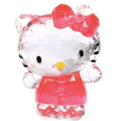 Enesco FACETS Sanrio Hello Kitty vinkande miniatyrfigur, 4,9 cm, flerfärgad Enesco FACETS Sanrio Hello Kitty vinkande miniatyrfigur, 4,9 cm, flerfärgad