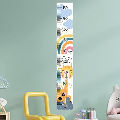 Ambiance Sticker Självhäftande väggklistermärke för pappersark Giraff och regnbåge klistermärke väggdekoration för barnrum 1 ark på 30 x 50 cm Ambiance Sticker Självhäftande väggklistermärke för pappersark Giraff och regnbåge klistermärke väggdekoration för barnrum 1 ark på 30 x 50 cm