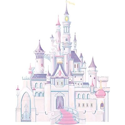 RoomMates Jätte klistermärken Disney Princess Castle, vit RoomMates Jätte klistermärken Disney Princess Castle, vit
