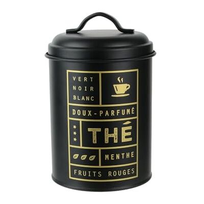 COOK CONCEPT Box, metall, svart guld, en storlek COOK CONCEPT Box, metall, svart guld, en storlek