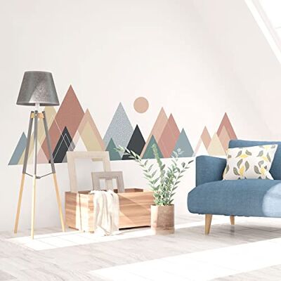 Ambiance Sticker Väggklistermärken Sovrumsdekoration väggdekal gigantiska skandinaviska berg Columbiana 120 x 180 cm Ambiance Sticker Väggklistermärken Sovrumsdekoration väggdekal gigantiska skandinaviska berg Columbiana 120 x 180 cm