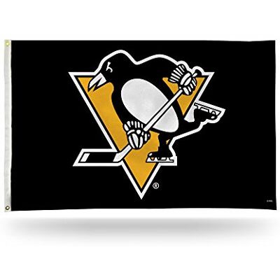 Rico Industries NHL Hockey Pittsburgh Penguins Standard 3' x 5' Banner Flag Rico Industries NHL Hockey Pittsburgh Penguins Standard 3' x 5' Banner Flag