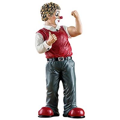 Gildeclown Figur Muckis – dekorativ figur och samlarobjekt – lyckobringare present jul födelsedag – handgjord – flerfärgad höjd 16 cm Gildeclown Figur Muckis – dekorativ figur och samlarobjekt – lyckobringare present jul födelsedag – handgjord – flerfärgad höjd 16 cm