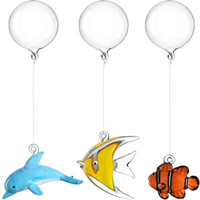 Leonardo HOME Uppsättning av clownfisk, delfin, fisk MARE 3 stycken sorterade, 059068, glas, flerfärgad, 6 cm Leonardo HOME Uppsättning av clownfisk, delfin, fisk MARE 3 stycken sorterade, 059068, glas, flerfärgad, 6 cm