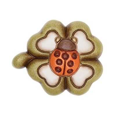 THUN ❖Magnet med keramisk fyrklöver 5 x 5,2 cm THUN ❖Magnet med keramisk fyrklöver 5 x 5,2 cm