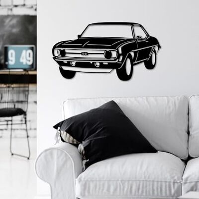 Wallity Hanah Home Stylish Black Decorative Metal Wall Accessory, 60 x 33 cm 100% metall, 1,5 mm tjock Lätt (0,779 kg) Perfekt för modern inredning Wallity Hanah Home Stylish Black Decorative Metal Wall Accessory, 60 x 33 cm 100% metall, 1,5 mm tjock Lätt (0,779 kg) Perfekt för modern inredning
