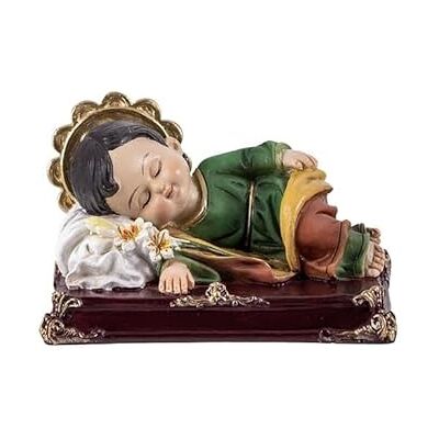 DRW San Jose sovande figur barnstil handmålad harts 10 cm DRW San Jose sovande figur barnstil handmålad harts 10 cm