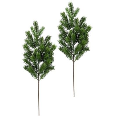 Flair Flower Konstgjord gran, 61 cm, set om 2, konst, stav, dekorativ gren, grangrön, gran, adventskrans, dekoration, tillbehör, krans, girlang, adventskrans, juldekoration, handtag, konstgjord gren, konstgjord Flair Flower Konstgjord gran, 61 cm, set om 2, konst, stav, dekorativ gren, grangrön, gran, adventskrans, dekoration, tillbehör, krans, girlang, adventskrans, juldekoration, handtag, konstgjord gren, konstgjord