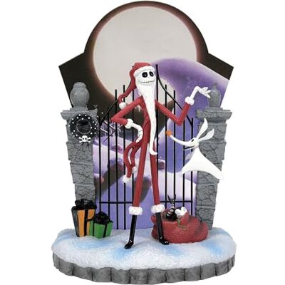 Enesco Disney Showcase The Nightmare före jul jultomte med Gate Scene, upplyst figur, 25,4 cm, flerfärgad Enesco Disney Showcase The Nightmare före jul jultomte med Gate Scene, upplyst figur, 25,4 cm, flerfärgad