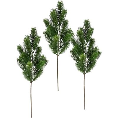 Flair Flower Konstgjord gran, 48 cm, set om 3, dekorativa gren, grangrön, gran, adventskrans, dekoration, tillbehör, krans, krans, adventskrans, juldekoration, konstgjord gren, konstgjord blomma, AST barrträd Flair Flower Konstgjord gran, 48 cm, set om 3, dekorativa gren, grangrön, gran, adventskrans, dekoration, tillbehör, krans, krans, adventskrans, juldekoration, konstgjord gren, konstgjord blomma, AST barrträd
