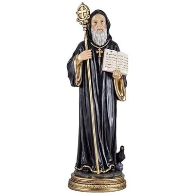 DRW 30 cm handmålad harts San Benito figur DRW 30 cm handmålad harts San Benito figur