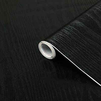 d-c-fix Självhäftande designfolie dekorativ folie möbelfolie trä svart 90 x 1500 cm d-c-fix Självhäftande designfolie dekorativ folie möbelfolie trä svart 90 x 1500 cm