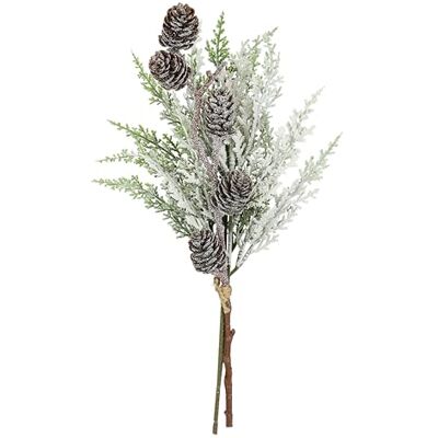 Flair Flower Konstgjord Thuja-bunt med kottar 43 cm, konstgjord gren, dekorativ gran, grangrön, dekoration, juldekoration, arrangemang, kransar, krans, adventskrans, girlang, AST gren, jul, dekoration, konstgjord Flair Flower Konstgjord Thuja-bunt med kottar 43 cm, konstgjord gren, dekorativ gran, grangrön, dekoration, juldekoration, arrangemang, kransar, krans, adventskrans, girlang, AST gren, jul, dekoration, konstgjord