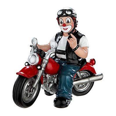 Gildeclowns GILDE Clown Heavy Biker av konstharts – present för män dekorativ figur och samlarobjekt – flerfärgad, motorcykelmotiv, 12 cm hög, 14 cm bred, 7 cm djup Gildeclowns GILDE Clown Heavy Biker av konstharts – present för män dekorativ figur och samlarobjekt – flerfärgad, motorcykelmotiv, 12 cm hög, 14 cm bred, 7 cm djup