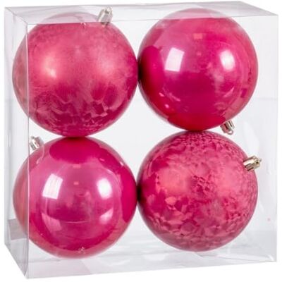 BigBuy Christmas Julbollar Strawberry Plast 10 x 10 x 10 cm (4 st) BigBuy Christmas Julbollar Strawberry Plast 10 x 10 x 10 cm (4 st)