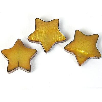 INNSPIRO Pärla pärlemor skal pärla stjärna glänsande guld 14x14mm. 250gr. 356u. INNSPIRO Pärla pärlemor skal pärla stjärna glänsande guld 14x14mm. 250gr. 356u.