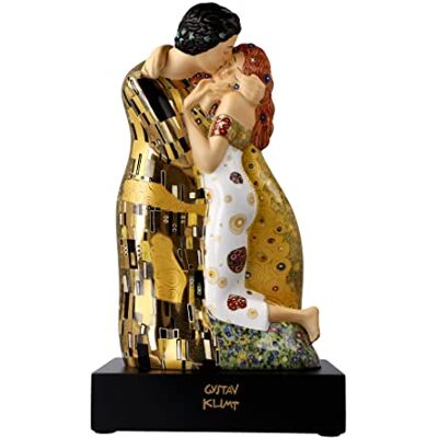 Goebel Artis Orbi-figur kyssen – porslin skulptur enligt Gustav Klimt, konstfigur 33 cm, dekorativ dekorativ figur i ungdomsstil Goebel Artis Orbi-figur kyssen – porslin skulptur enligt Gustav Klimt, konstfigur 33 cm, dekorativ dekorativ figur i ungdomsstil