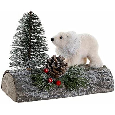 DKD Home Decor Polyester Björn - Dekorativ figur - 21x9x16 cm DKD Home Decor Polyester Björn - Dekorativ figur - 21x9x16 cm