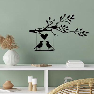 Wallity Snygg svart dekorativ metallväggtillbehör, 44 x 70 cm 100% metall, 1,5 mm tjock Lätt och lätt att hänga Perfekt för modern inredning Wallity Snygg svart dekorativ metallväggtillbehör, 44 x 70 cm 100% metall, 1,5 mm tjock Lätt och lätt att hänga Perfekt för modern inredning