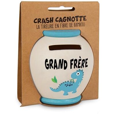 Crash Cagnotte Original sparböss för barn personlig spargris storebror att bryta barndekoration lekfulla besparingar Crash Cagnotte Original sparböss för barn personlig spargris storebror att bryta barndekoration lekfulla besparingar