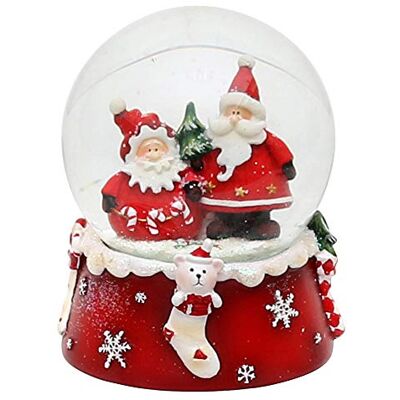 Dekohelden24 Snöboll, jultomte Duo, röd vit, mått H/B/Ø kula: ca 8,5 x 7 cm/Ø 6,5 cm, 501065-WM Dekohelden24 Snöboll, jultomte Duo, röd vit, mått H/B/Ø kula: ca 8,5 x 7 cm/Ø 6,5 cm, 501065-WM