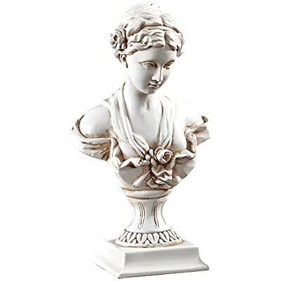 YUEOECOR 30 cm klassisk grekisk Venus de Milo byststaty, harts romersk gudinna av kärlek och skönhet skulptur figur för heminredning, stor antik YUEOECOR 30 cm klassisk grekisk Venus de Milo byststaty, harts romersk gudinna av kärlek och skönhet skulptur figur för heminredning, stor antik