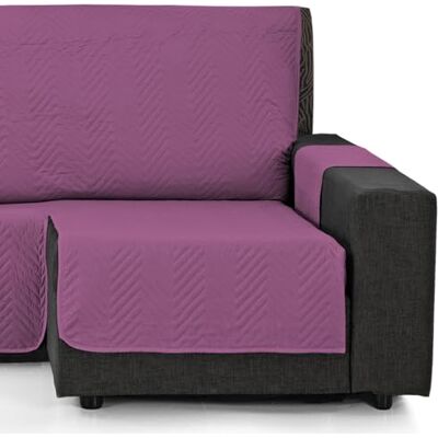 Martina Home Överdrag schäslong vadderad Milano 280 aubergine Martina Home Överdrag schäslong vadderad Milano 280 aubergine