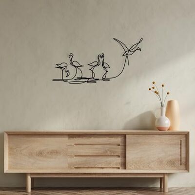 Wallity Snygg svart dekorativ metallväggtillbehör, 10 x 15 cm 100% metall, 1,2 mm tjocklek perfekt för modern heminredning och unik väggkonst Wallity Snygg svart dekorativ metallväggtillbehör, 10 x 15 cm 100% metall, 1,2 mm tjocklek perfekt för modern heminredning och unik väggkonst