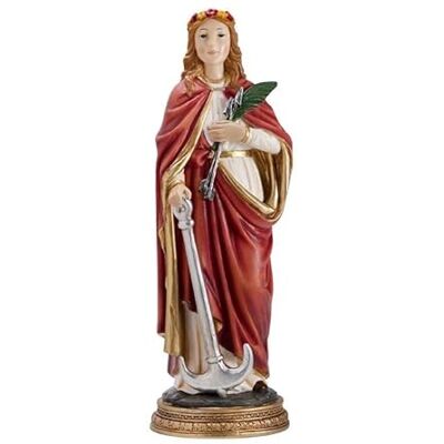 DRW Figur Santa Filomena HANDMÅLAD Harts 30 cm DRW Figur Santa Filomena HANDMÅLAD Harts 30 cm