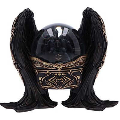 Nemesis Now Baphomet antiquity snöglob 22,5 cm, harts & glas, Baphomet antiquity snöglobe, glasglobe, gjuten i den finaste hartsen, skickligt handmålad Nemesis Now Baphomet antiquity snöglob 22,5 cm, harts & glas, Baphomet antiquity snöglobe, glasglobe, gjuten i den finaste hartsen, skickligt handmålad