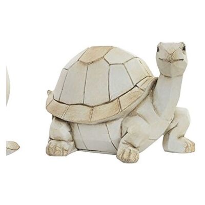 DRW Beige harts sköldpadda figur DRW Beige harts sköldpadda figur