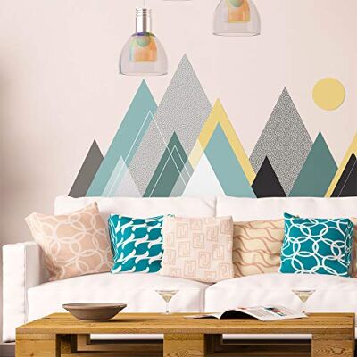 Ambiance Sticker Väggklistermärken för barn dekoration av babyrum väggklistermärken för barn skandinavisk väggdekal väggdekal jätte skandinaviska berg Nevada H60 x L90 cm Ambiance Sticker Väggklistermärken för barn dekoration av babyrum väggklistermärken för barn skandinavisk väggdekal väggdekal jätte skandinaviska berg Nevada H60 x L90 cm