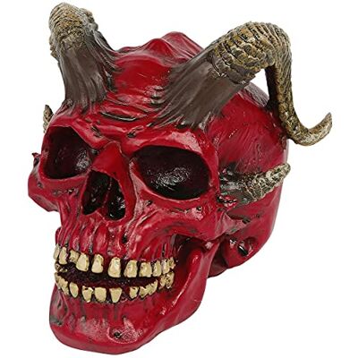 Nemesis Now Tenacious Demon Skull Figur 13,3 centimeter, Röd Nemesis Now Tenacious Demon Skull Figur 13,3 centimeter, Röd