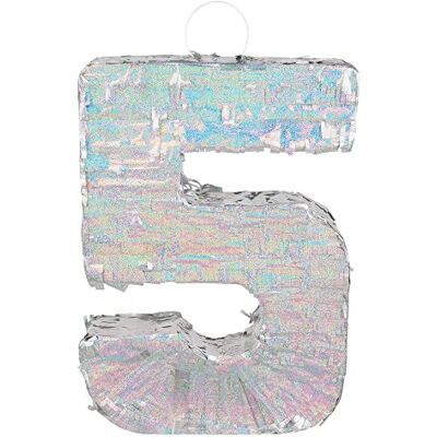 Boland Sifferkrinata, storlek 40 x 28 x 8 cm, holografiska siffror, silver, årsdag, födelsedag, dekoration, festspel Boland Sifferkrinata, storlek 40 x 28 x 8 cm, holografiska siffror, silver, årsdag, födelsedag, dekoration, festspel