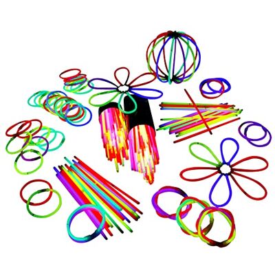 Power Lightz 100 ljusstakar 20 cm x 0,5 cm i 6-färgermix, glowsticks, ljusstavar Power Lightz 100 ljusstakar 20 cm x 0,5 cm i 6-färgermix, glowsticks, ljusstavar