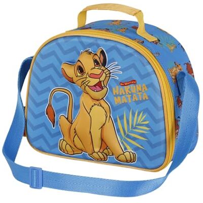 Disney Lejonkungen Hakuna-3D lunchväska, blå, 25,5 x 20 cm, BLÅ, En storlek, 3D lunchväska Hakuna Disney Lejonkungen Hakuna-3D lunchväska, blå, 25,5 x 20 cm, BLÅ, En storlek, 3D lunchväska Hakuna