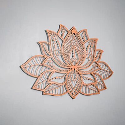 Colorfull Worlds 3D mandala metall väggdekor lotusblomma dekoration för hem sovrum metall väggkonst kontorsdekor vardagsrumsdekor nyårsgåva (26 tum x 17 tum 67 x 43 cm, koppar) Colorfull Worlds 3D mandala metall väggdekor lotusblomma dekoration för hem sovrum metall väggkonst kontorsdekor vardagsrumsdekor nyårsgåva (26 tum x 17 tum 67 x 43 cm, koppar)