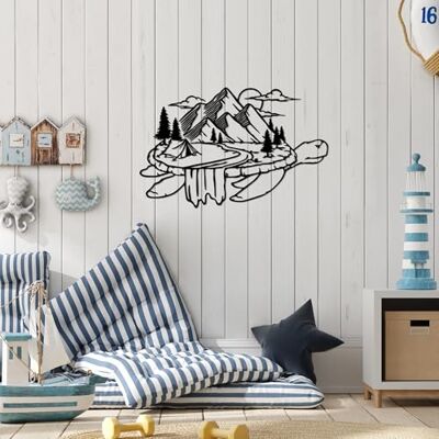 Wallity Snygg svart dekorativ metallväggtillbehör, 45 x 70 cm 100% metall, 1,5 mm tjocklek perfekt för modern heminredning och unik väggkonst Wallity Snygg svart dekorativ metallväggtillbehör, 45 x 70 cm 100% metall, 1,5 mm tjocklek perfekt för modern heminredning och unik väggkonst