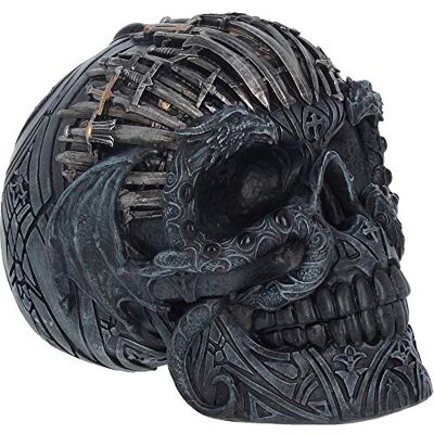 Nemesis Now Sword Skull 18,5 cm statyett, harts, svart Nemesis Now Sword Skull 18,5 cm statyett, harts, svart