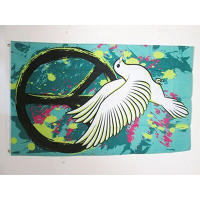 AZ FLAG Flagga Peace and Love graffiti 90x60 cm 100D Polyester 2 Öljetter Inom- och utomhusbruk dekorativ flagga dubbelsydda sömmar och förstärkta kanter med metallöljetter AZ FLAG Flagga Peace and Love graffiti 90x60 cm 100D Polyester 2 Öljetter Inom- och utomhusbruk dekorativ flagga dubbelsydda sömmar och förstärkta kanter med metallöljetter