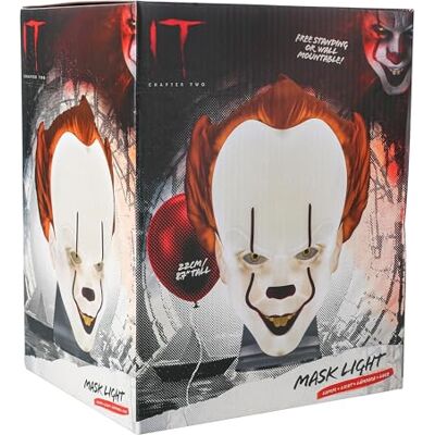 Paladone PP11207IT Pennywise masklampa, Flerfärgad, 23 x 15.5 x 18.2 cm Paladone PP11207IT Pennywise masklampa, Flerfärgad, 23 x 15.5 x 18.2 cm