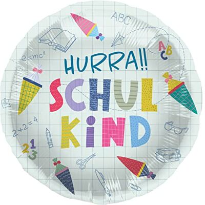 Folat 66088 Folieballong Schulanfang 45cm Folat 66088 Folieballong Schulanfang 45cm