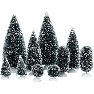Department 56 Accessories for Villages Bag-O-Frosted Topiaries Tree Department 56 Accessories for Villages Bag-O-Frosted Topiaries Tree