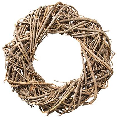 Rayher 65235000 vinrankor, 30 cm o, höjd 5 cm, dekorativ krans, bordskrans, adventskrans, dörrkrans, krans av grenar naturlig krans, väggkrans, natur Rayher 65235000 vinrankor, 30 cm o, höjd 5 cm, dekorativ krans, bordskrans, adventskrans, dörrkrans, krans av grenar naturlig krans, väggkrans, natur