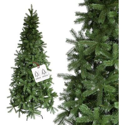 Flur Smal julgran i realistisk PVC, perfekt för små utrymmen, mycket hög kvalitet, 1 544 täta grenar och stabil bas, elegant design för klassrumsdekorationer, 240 cm Flur Smal julgran i realistisk PVC, perfekt för små utrymmen, mycket hög kvalitet, 1 544 täta grenar och stabil bas, elegant design för klassrumsdekorationer, 240 cm