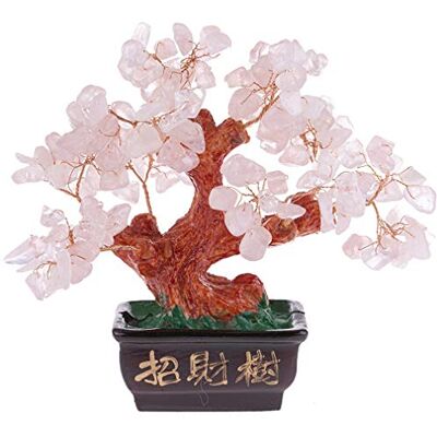 lachineuse Traditionellt rosa kvartsträd Feng Shui Love and Fortune Deco lachineuse Traditionellt rosa kvartsträd Feng Shui Love and Fortune Deco